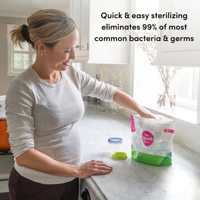 Dapple Baby Microwave Sterilizer Bags, 8 ct., , large
