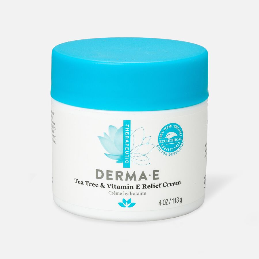 Derma E Tea Tree and Vitamin E Relief Cream, 4 oz., , large image number 0