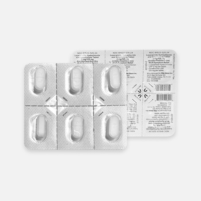 Caring Mill™ Anti-Diarrheal Loperamide Tablets, 24 ct., , large