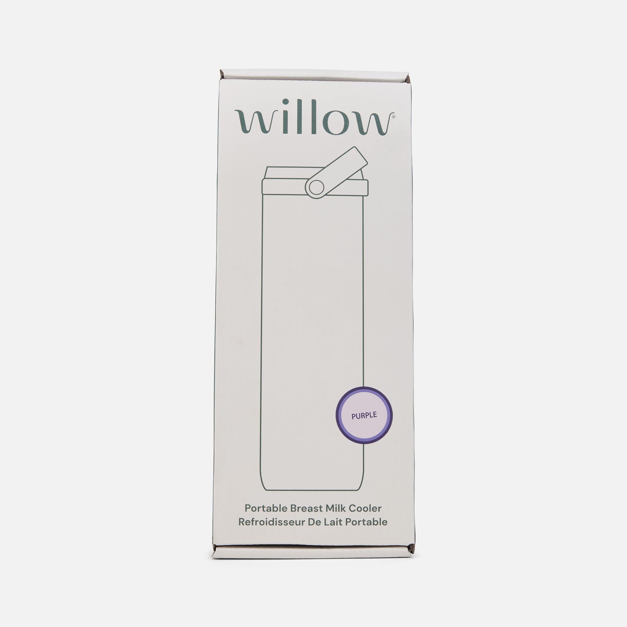 Willow Portable Breast Milk Cooler, Purple, 16 oz. Capacity, Purple, large