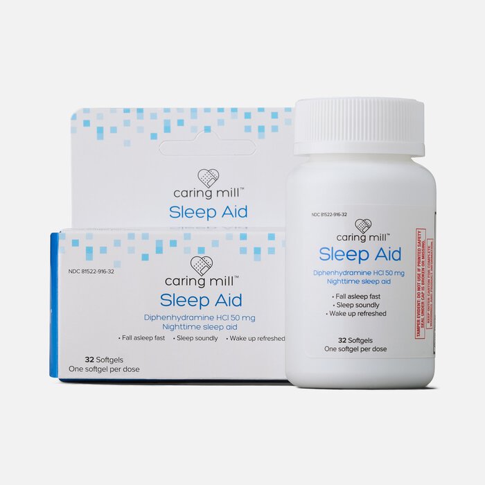 Caring Mill™ Maximum Strength Sleep Aid Soft Gels, 32 ct., , large