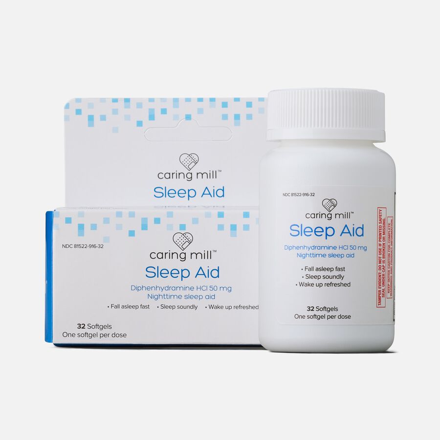 Caring Mill&trade; Maximum Strength Sleep Aid Soft Gels, 32 ct., , large image number 0