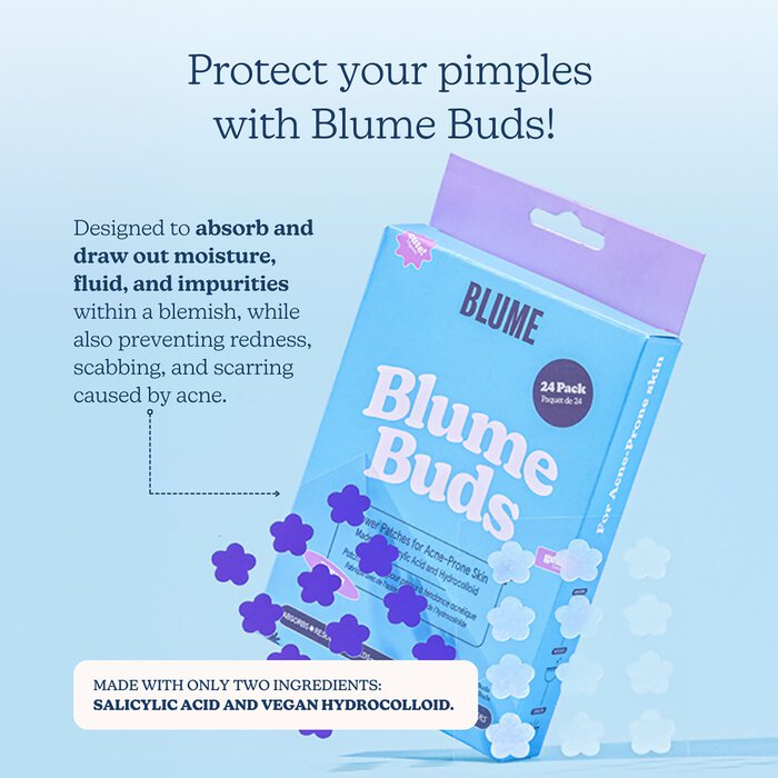 Blume Buds Power Patches for Acne Prone Skin, 24 ct., , large