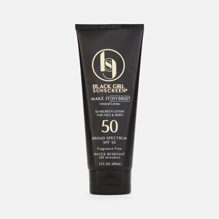 Black Girl Sunscreen Make It Hybrid Sunscreen Lotion, SPF 50, 3 fl oz.