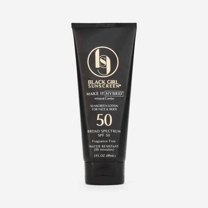 Black Girl Sunscreen Make It Hybrid Sunscreen Lotion, SPF 50, 3 fl oz., , large