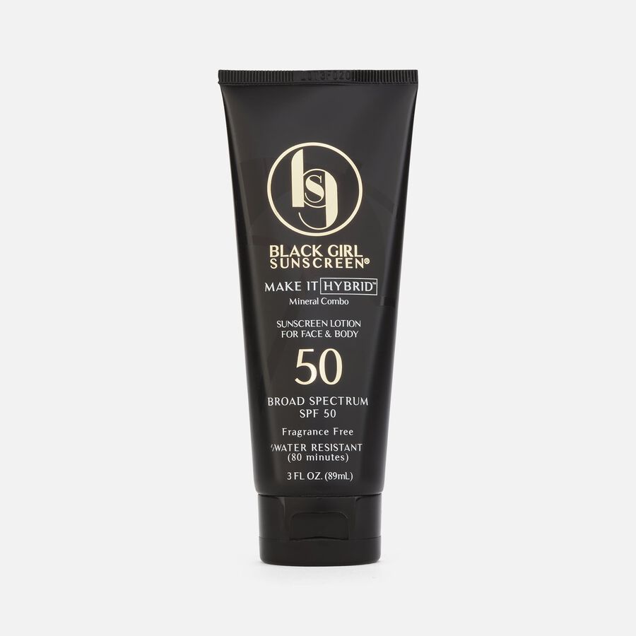 Black Girl Sunscreen Make It Hybrid Sunscreen Lotion, SPF 50, 3 fl oz., , large image number 0