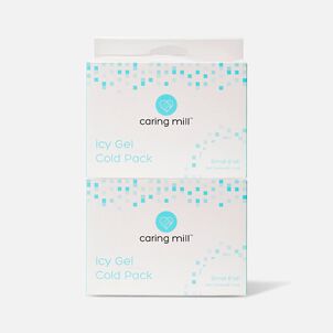 Caring Mill™ Icy Gel Cold Pack - Small 6" x 6" (2-Pack)