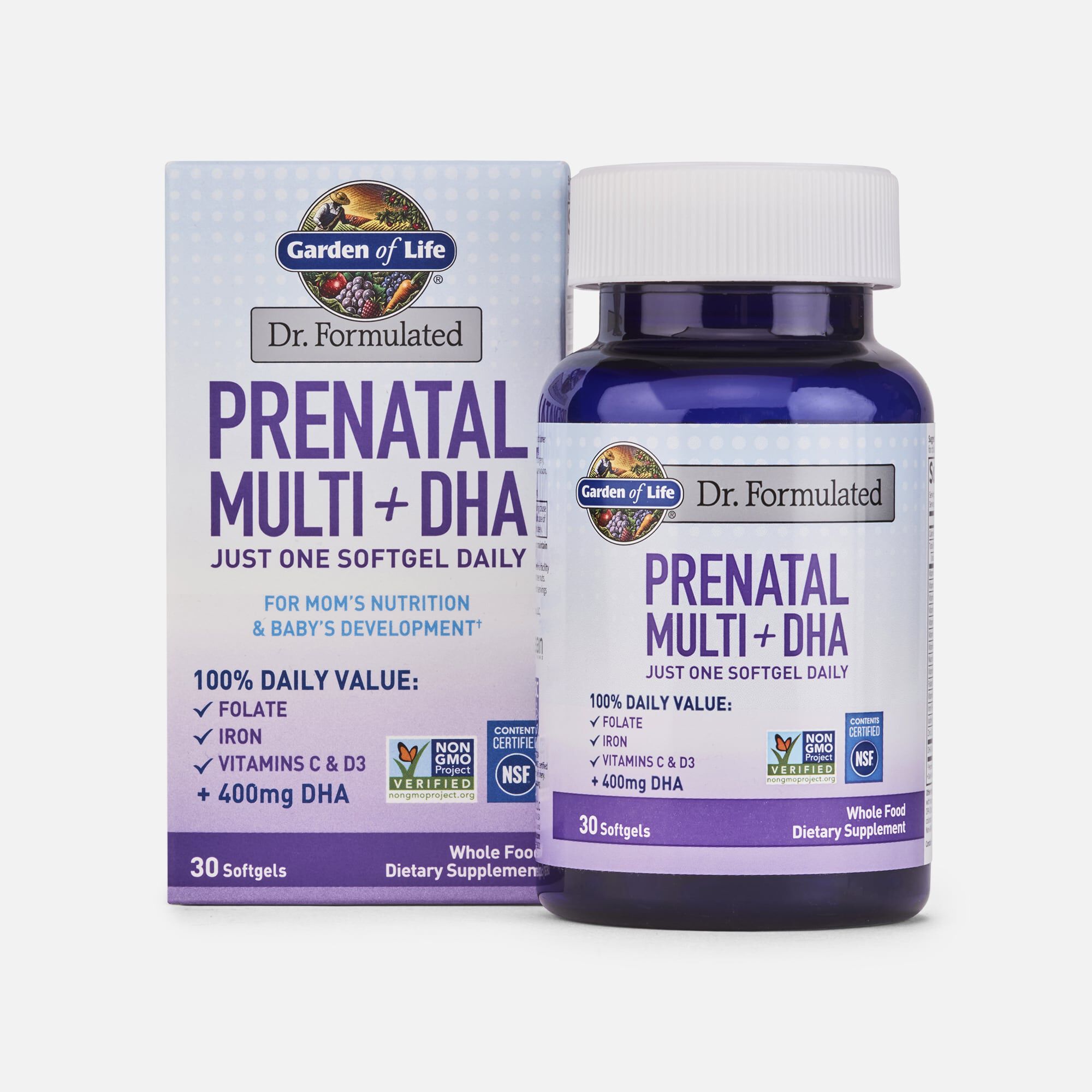 Dr. Formulated Prenatal Multi + DHA Softgels, 30 ct., , large