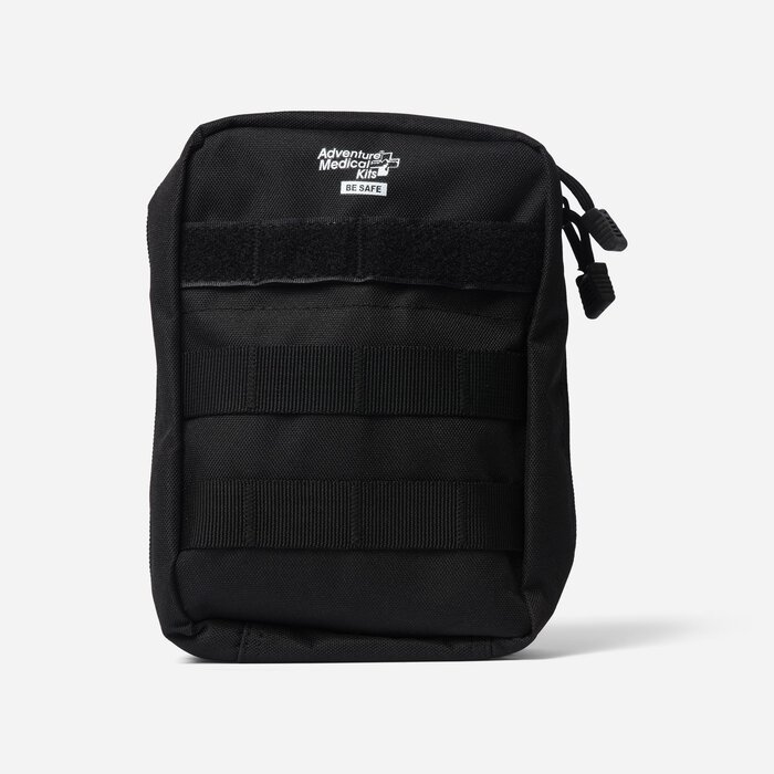 Adventure Medical Kits MOLLE Bag Trauma Kit 1.0 with QuikClot, Black, 51 pc., Black, large