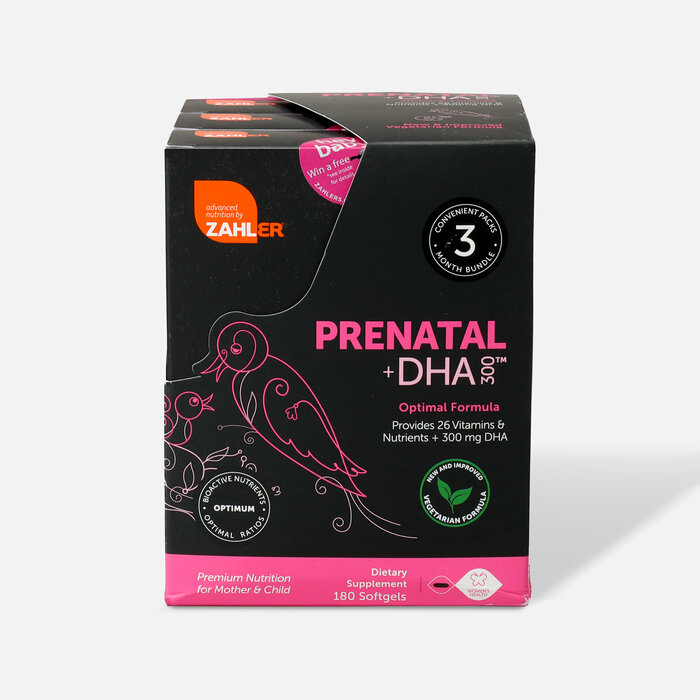 Zahler Prenatal +DHA 300 mg Vitamins, , large
