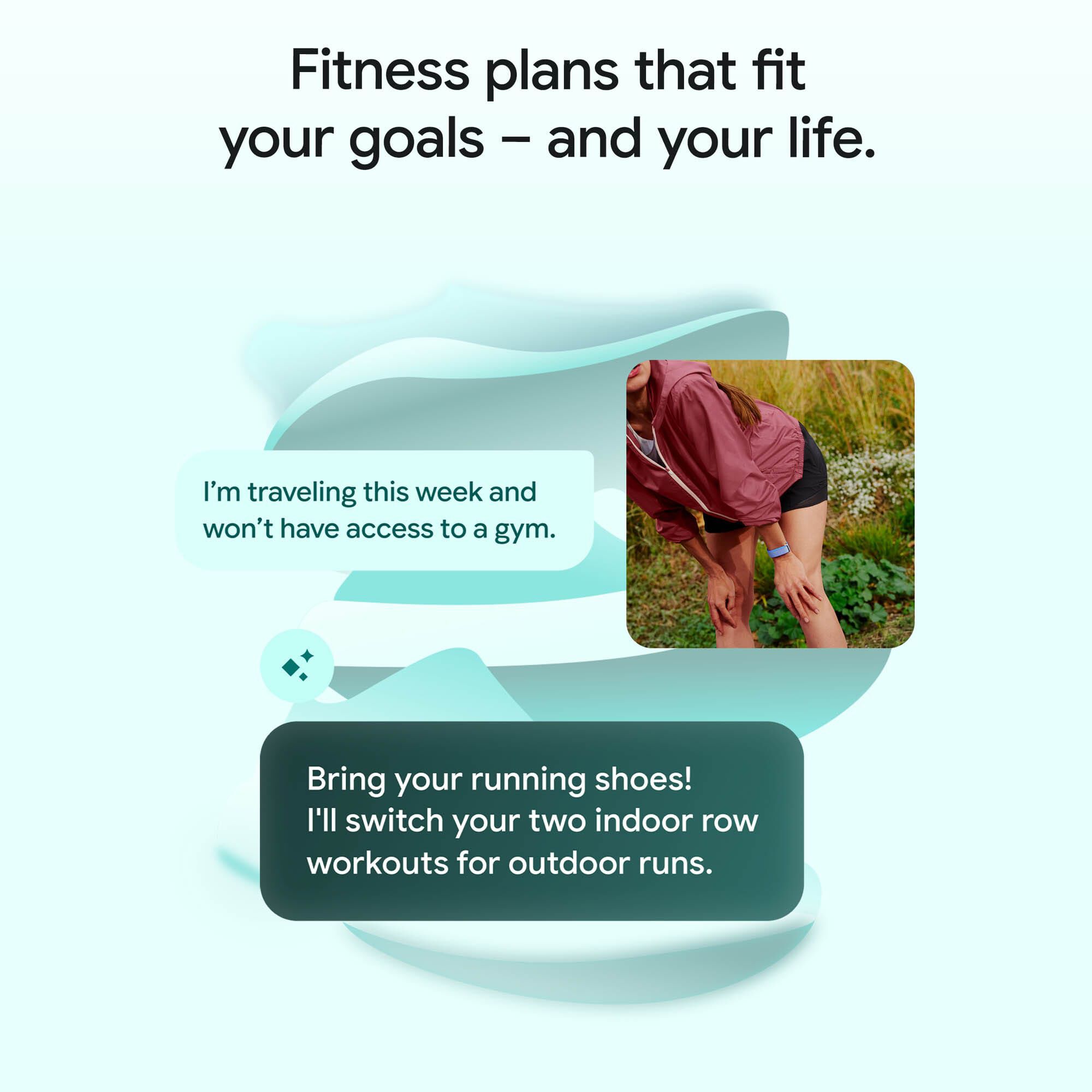 Google Fitbit Air, Screenless Fitness and Health Tracker, One Size, Lavender, large