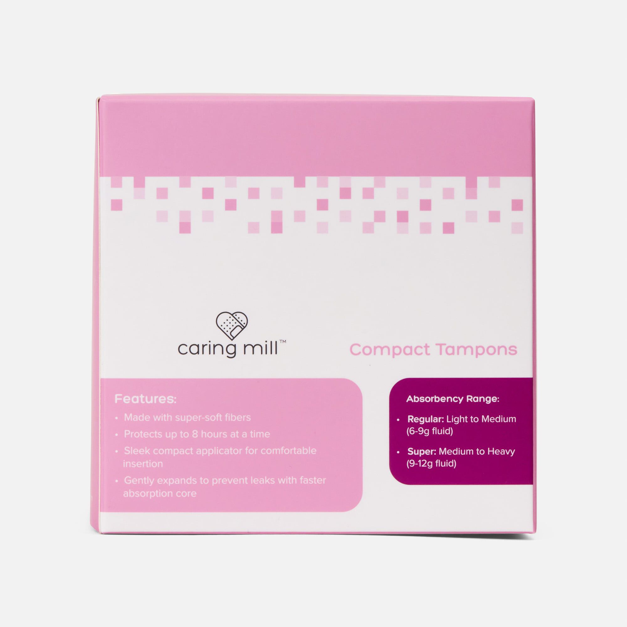 Caring Mill™ Super+Regular Compact Tampons, 32 ct., , large