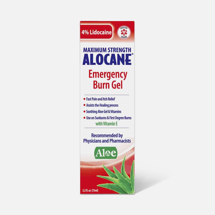 Alocane Maximum Strength Emergency Burn Gel, 2.5 oz., , large