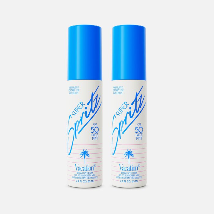 Vacation Super Spritz Sunscreen Face Mist, SPF 50, 2.2 fl oz. (2-Pack), , large