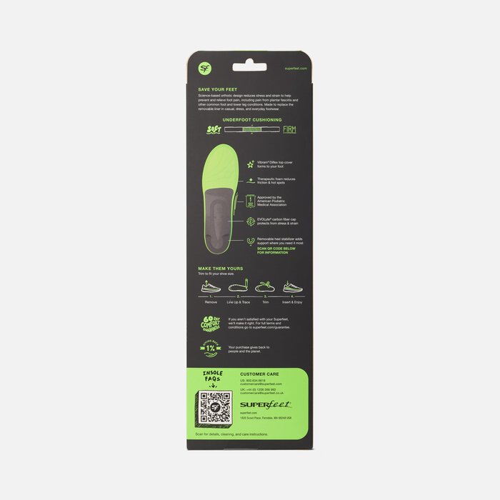 Superfeet Casual Pain Relief Insoles, , large