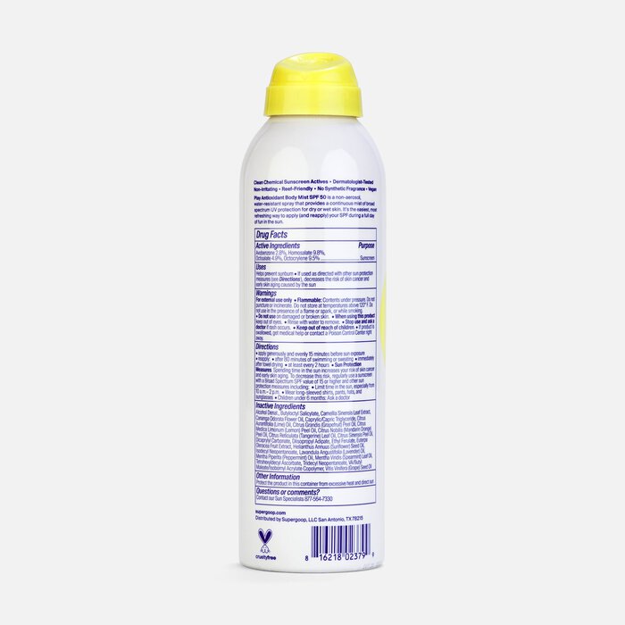 Supergoop! PLAY Antioxidant Body Mist SPF 50 with Vitamin C, , large