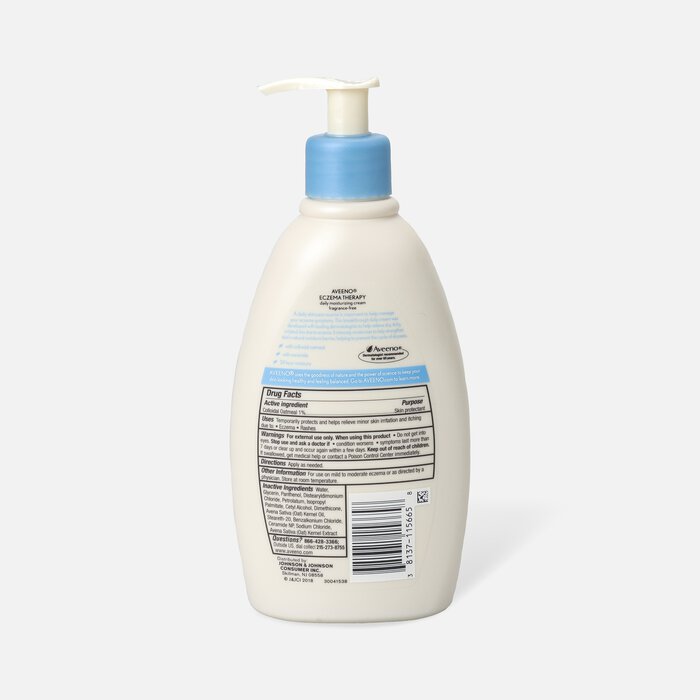 Aveeno Eczema Therapy Daily Moisturizing Cream, 12 oz. (2-Pack), , large