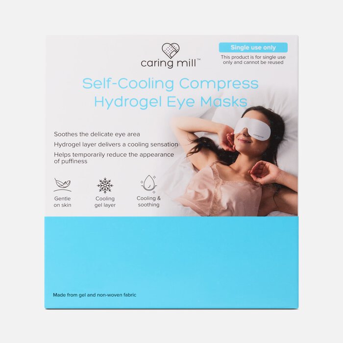Caring Mill™ Self-Cooling Compress Hydrogel Eye Masks, 12 ct., , large