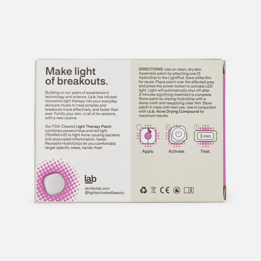 l.a.b. Acne Light Therapy Patch, 60 Uses (2-Pack), , large image number 7