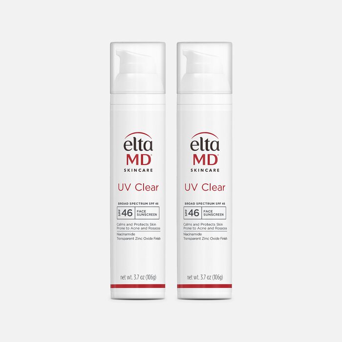 EltaMD UV Clear Broad-Spectrum Face Sunscreen, SPF 46, 3.7 oz. (2-Pack), , large