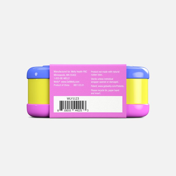 Welly Bravery Badges Butterfly Assorted Flex Fabric Bandages - 48 ct., , large