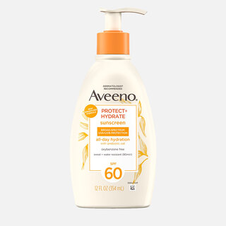 Aveeno Protect + Hydrate Body Lotion, SPF 60, 12 oz.