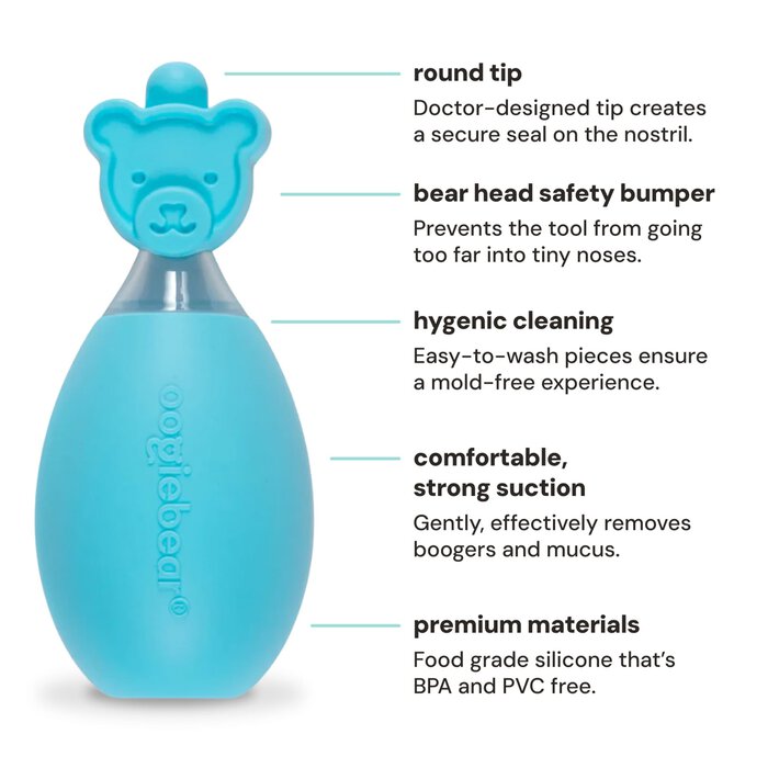 Oogiebear Baby Nasal Aspirator & Nose and Ear Cleaner Duo, , large