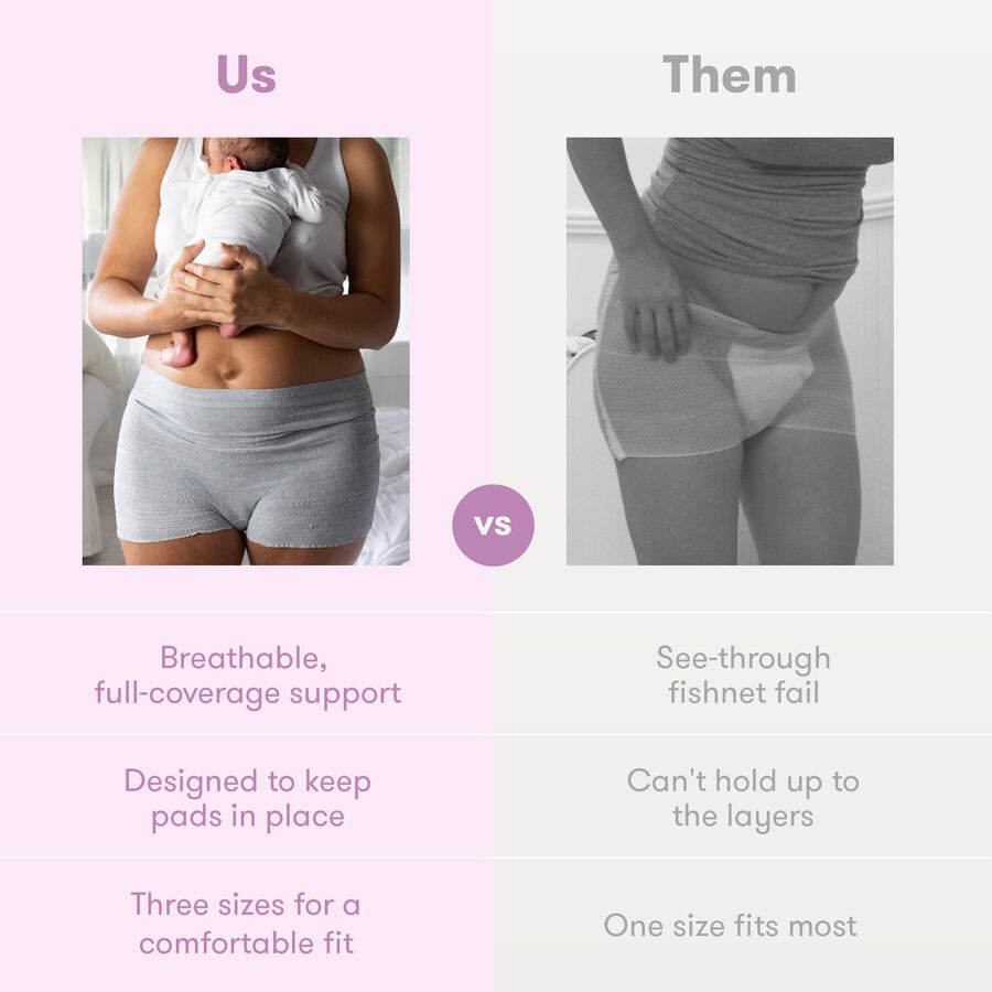 Frida Mom Boyshort Disposable Postpartum Underwear, , large image number 3