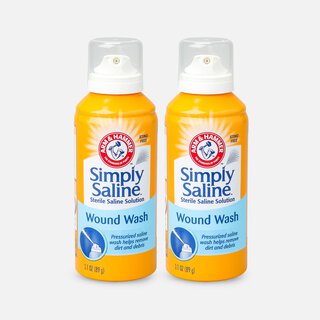Wound Wash Saline, Simply Painless 0.9% - 3 oz. (2-Pack)