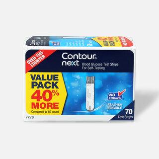 Bayer Contour Next Blood Glucose Test Strip, 70 ct.