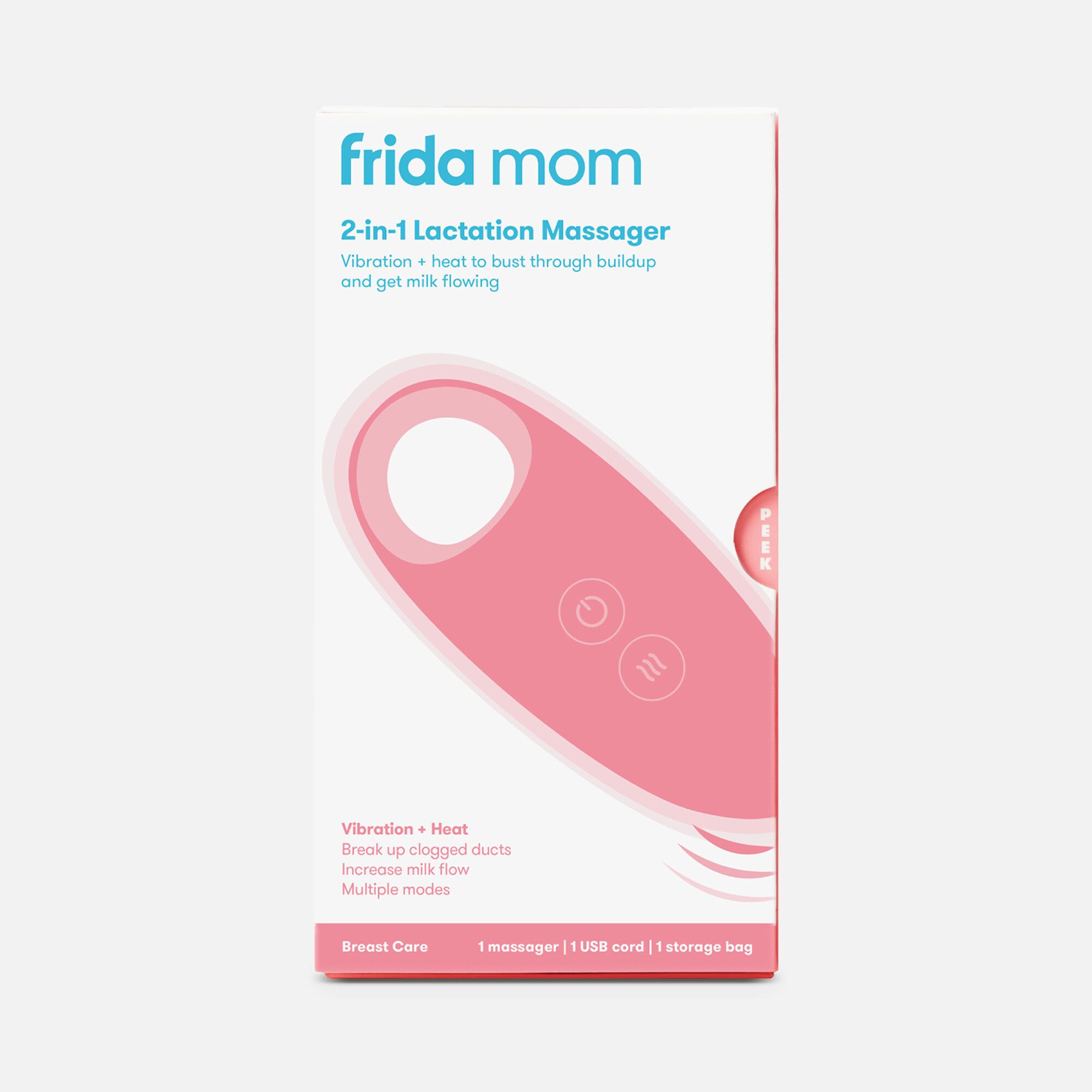 Frida Mom 2-in-1 Lactation Massager, , large