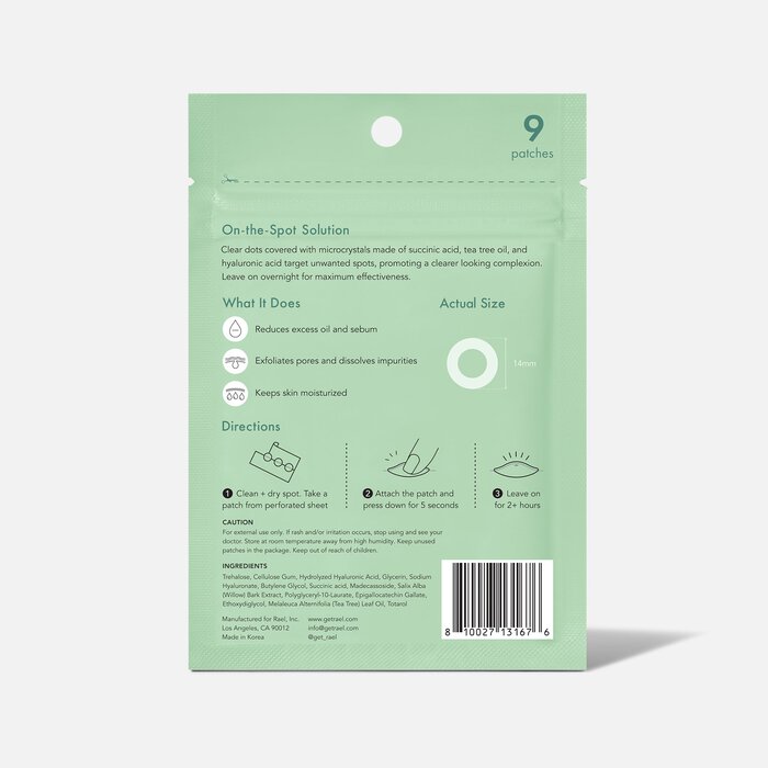 Rael Beauty Miracle Patch Microcrystal Spot Dot, 9 ct., , large