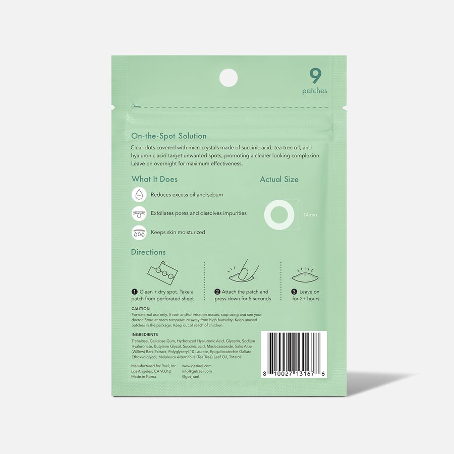 Rael Beauty Miracle Patch Microcrystal Spot Dot - 9 ct., , large image number 1