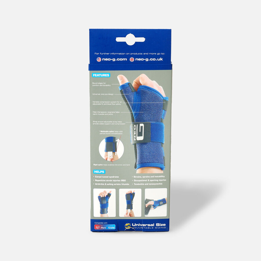 Neo G Stabilized Left Wrist & Thumb Brace, One Size, , large image number 1