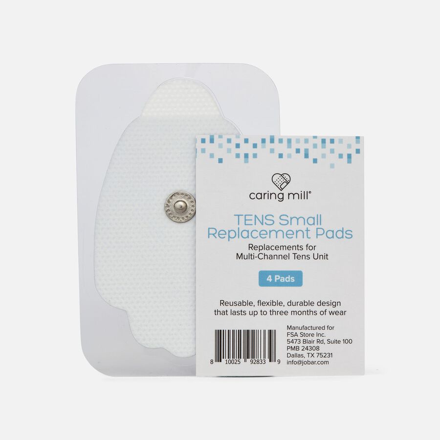 Caring Mill&trade; Replacement Pads for Multi-Channel TENS Units, 4 pack, , large image number 0