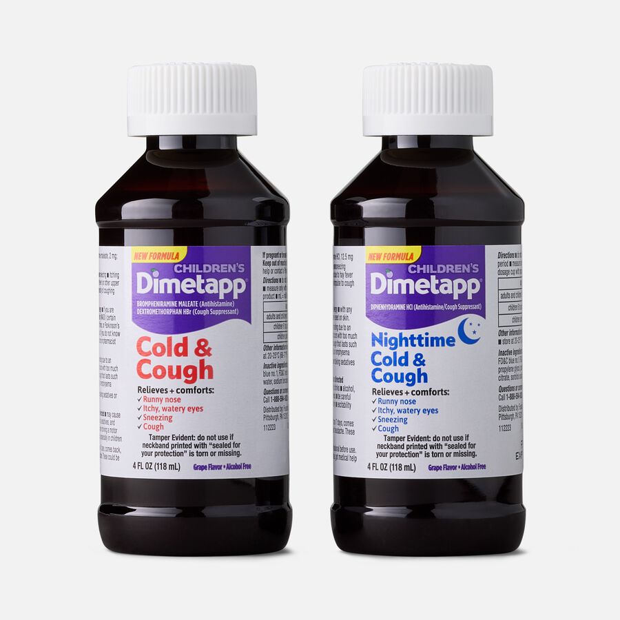 Children's Dimetapp Cold & Cough Daytime + Nighttime Combo Pack, 4 oz., , large image number 2