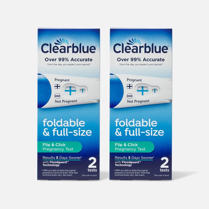 Clearblue Flip and Click Pregnancy Test, 2 ct. (2-Pack), , large