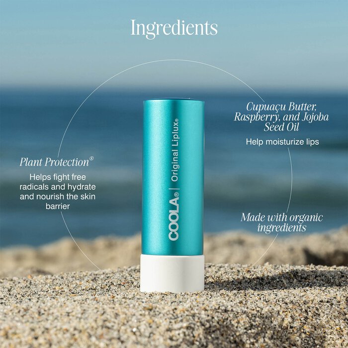 COOLA Liplux SPF 30 Original, Unscented, .15 oz., , large