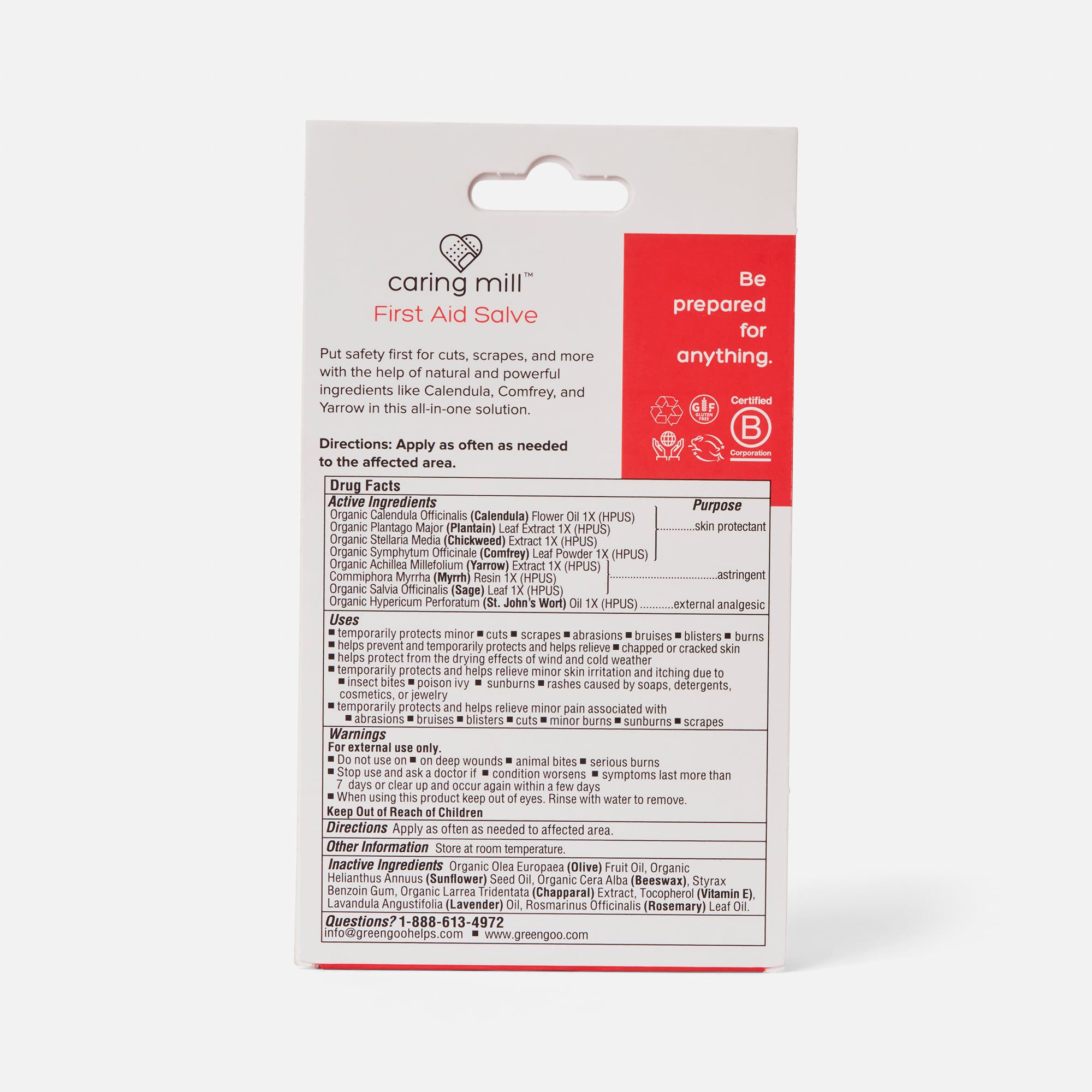 Caring Mill™ First Aid Tin, 1.82 oz., , large
