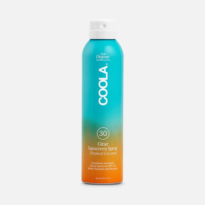 COOLA Classic Body Organic Sunscreen Spray SPF 30 Tropical Coconut, 6 oz., , large