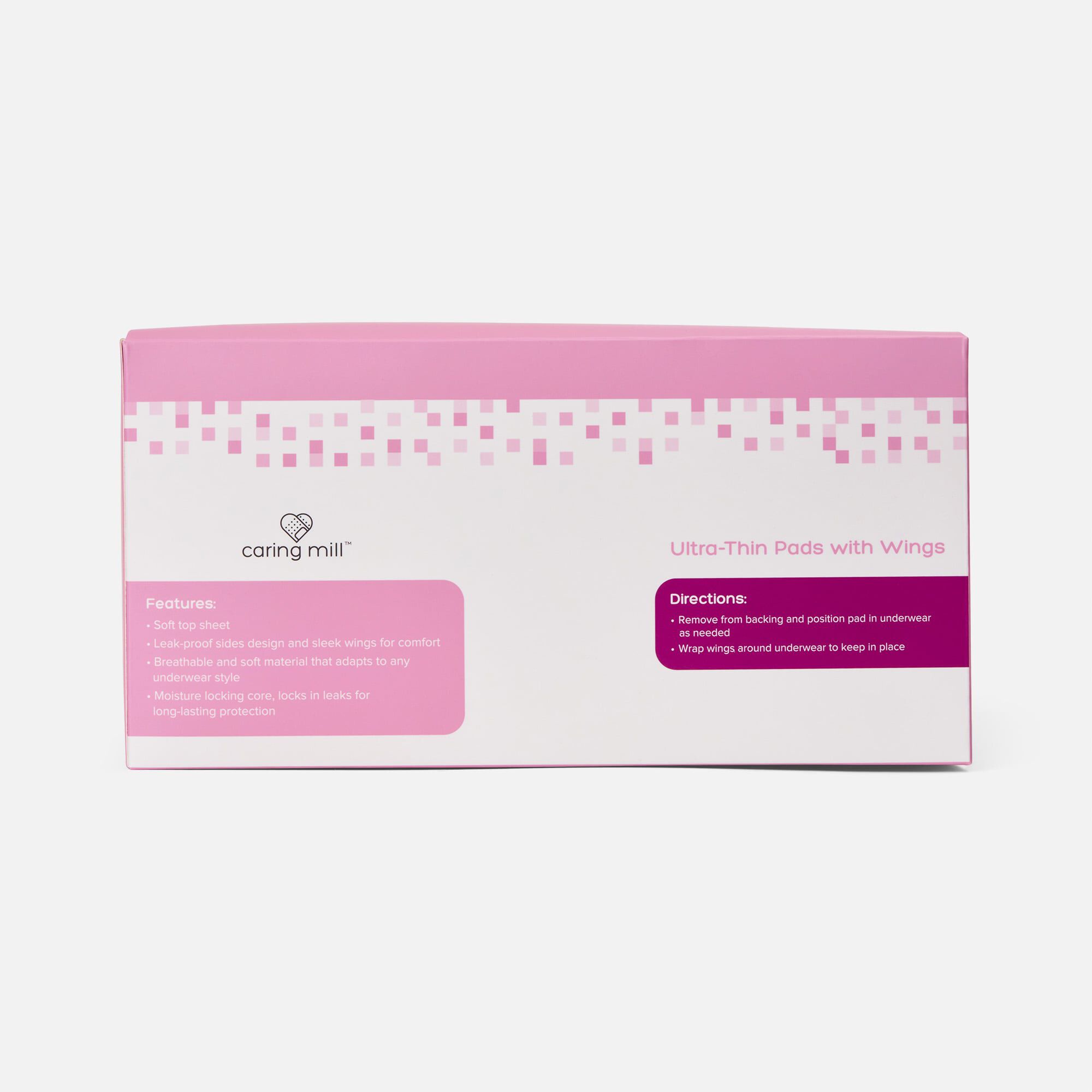 Caring Mill™ Ultra Thin Pads With Wings, 42 ct., , large
