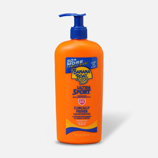 Banana Boat Sport Performance Lotion Sunscreens, SPF 50, 12 fl oz.