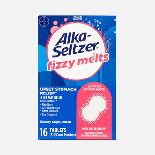 Alka-Seltzer® Fizzy Melts Upset Stomach Relief, Mixed Berry, 16 ct.