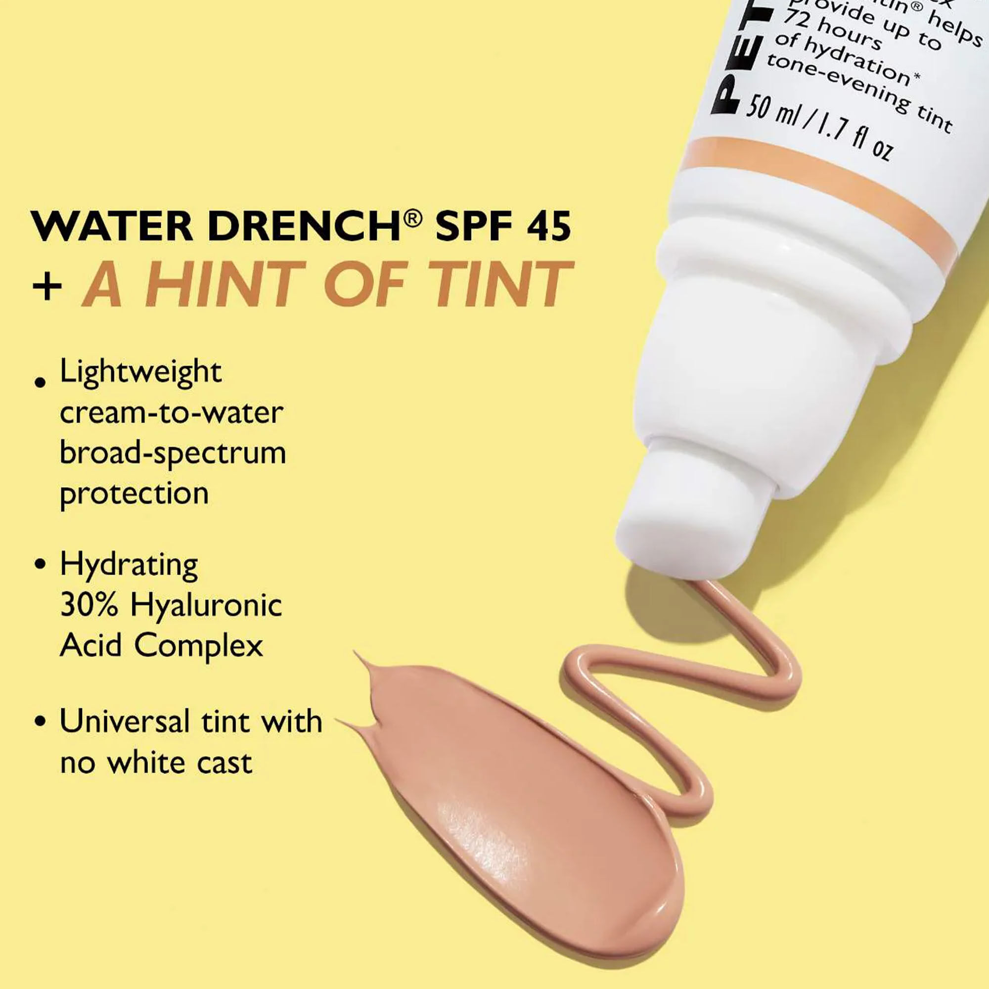 Peter Thomas Roth Water Drench® Broad Spectrum  SPF 45 Hyaluronic Clous Sheer Tint Moisturizer, 1.7 fl oz., , large
