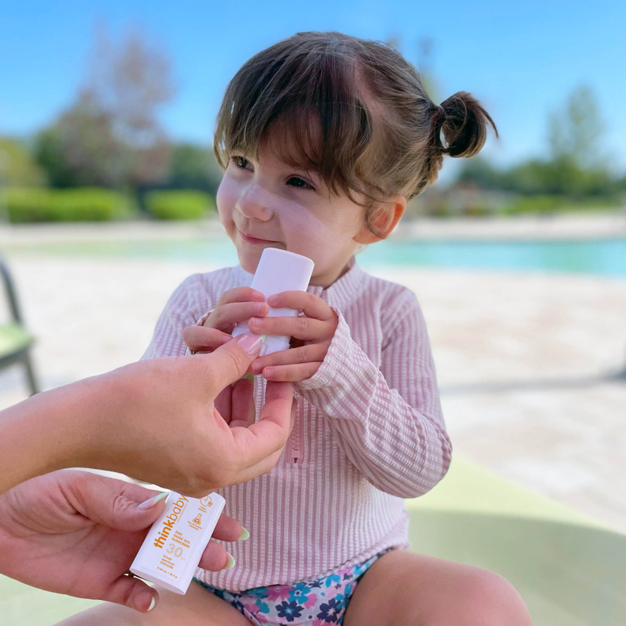 thinkbaby SPF 30 Face & Body Sunscreen Stick,  .64 oz, , large