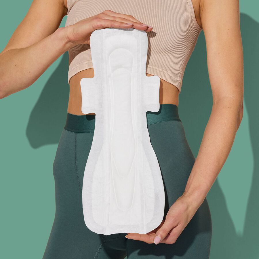 Rael Organic Cotton Cover Pads, Extra Long Overnight, , large image number 2