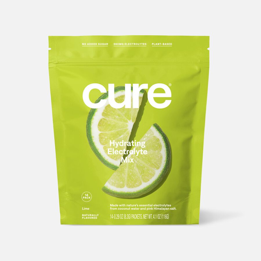 Cure Hydrating Electrolyte Drink Mix Pouches, 14 ct., , large image number 6