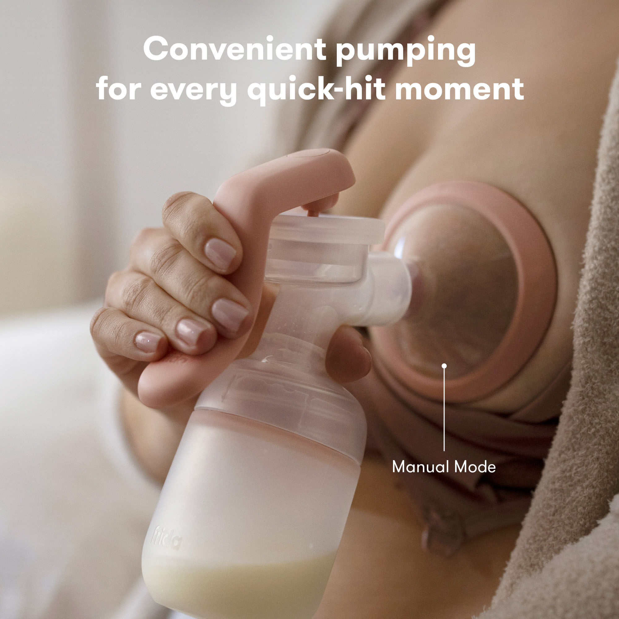 Frida Mom 2-in-1 Manual + Silicone Suction Breast Pump, , large
