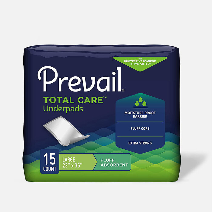 Prevail Night Time Disposable Underpads 23" x 36", 15 ct., , large