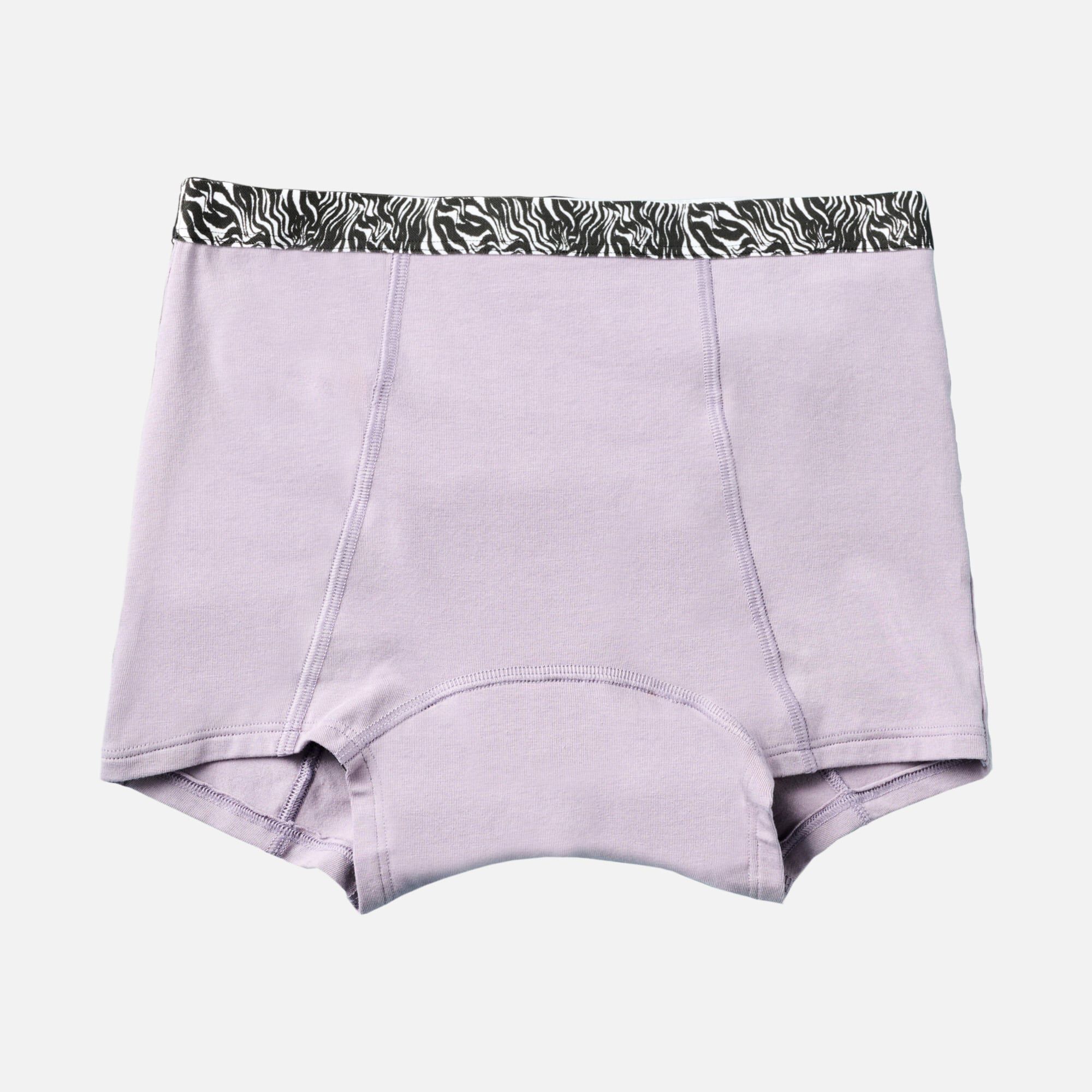 Thinx Teens Boyshort Period Underwear, Purple Ash, , large